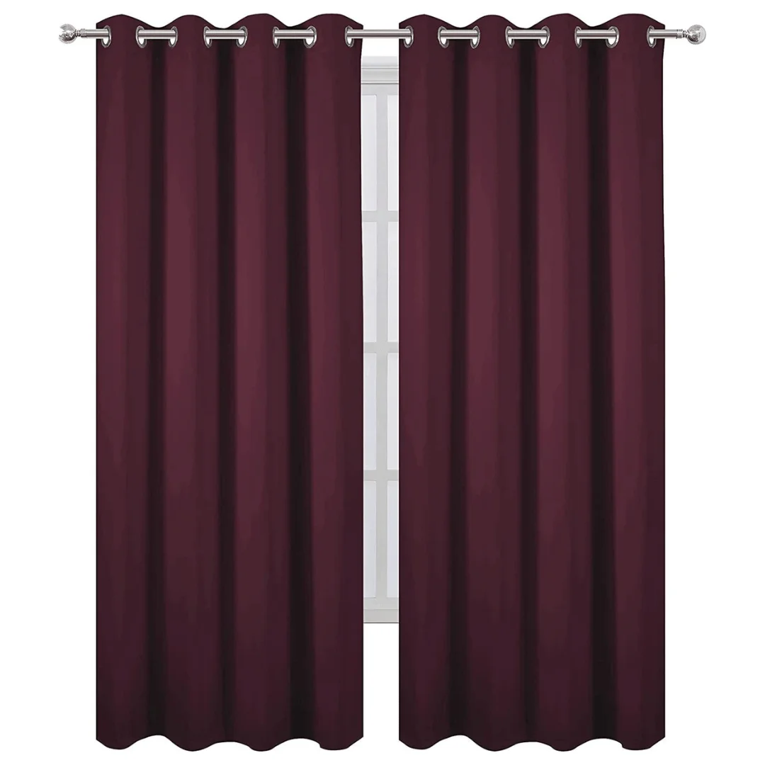 Velvet curtains